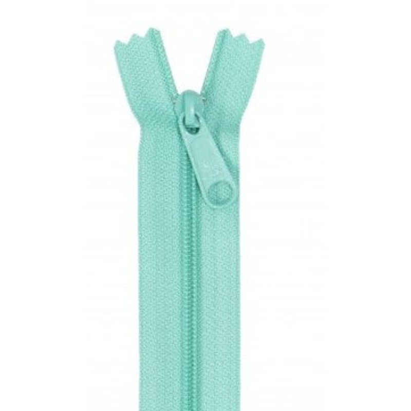 Turquoise 24″ Zipper
