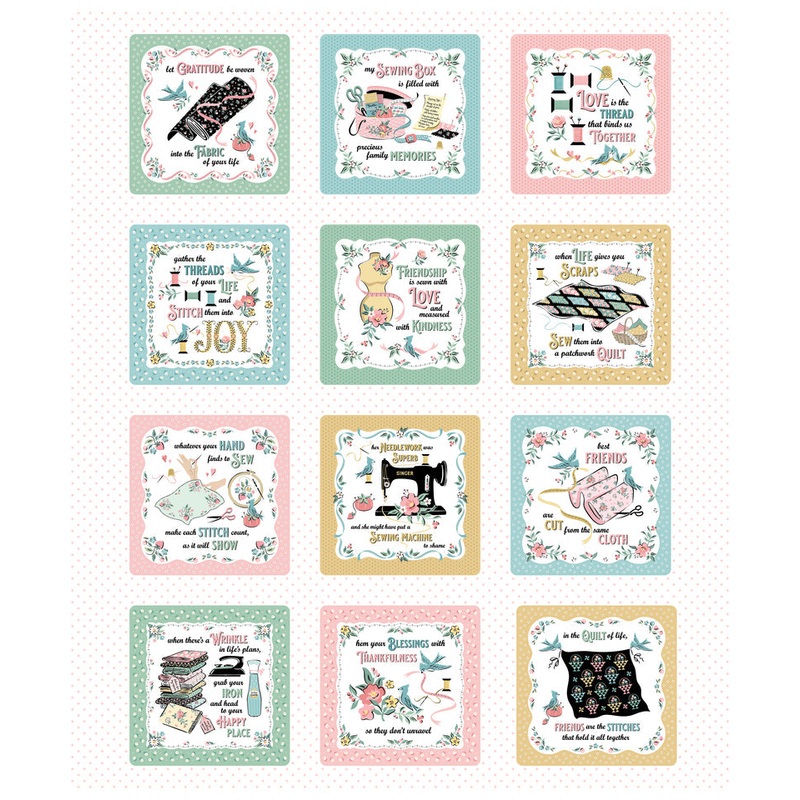 Granny’s Sewing Room 35″ Panel