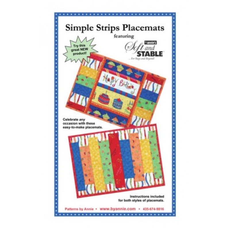 Simple Strips Placemats Pattern