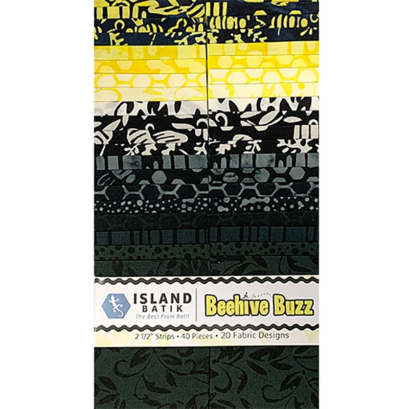 Beehive Buzz Batik 2.5″ Strips
