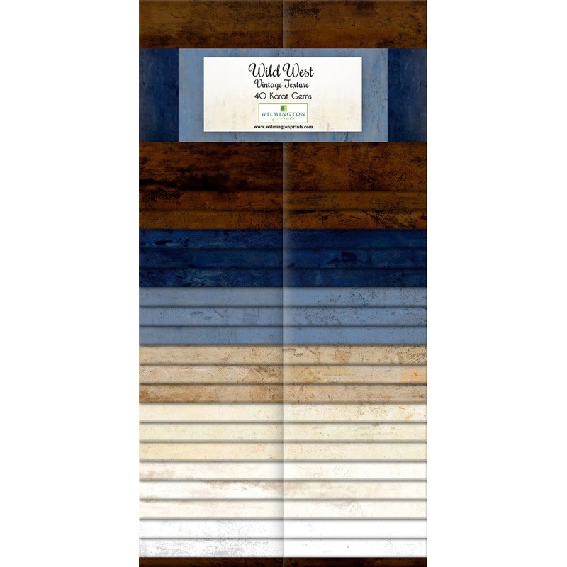 Wild West Vintage Texture 40 Karat Gems