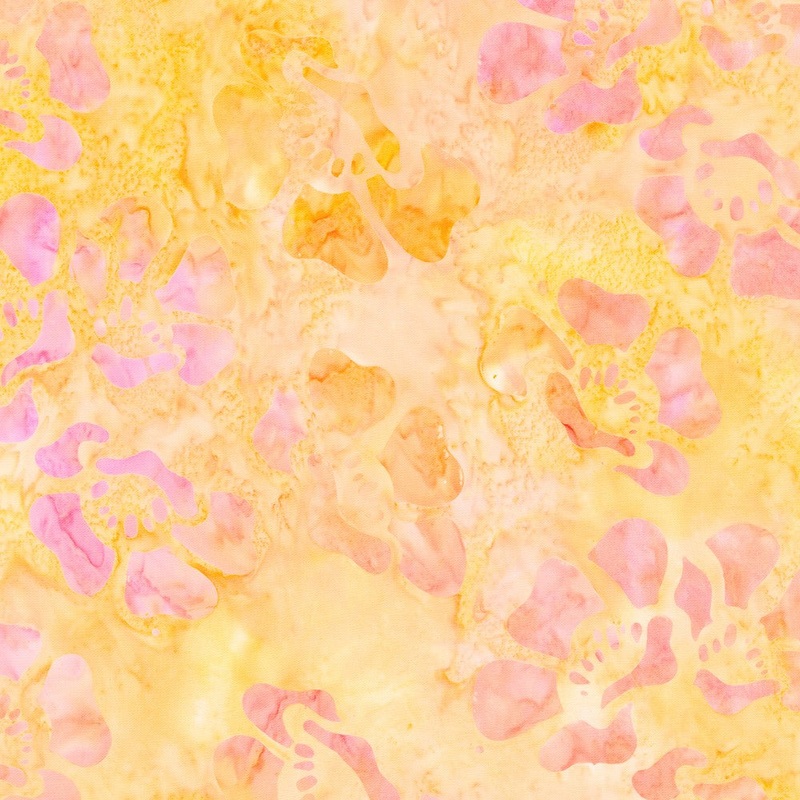 Wild Garden Batiks Apricot