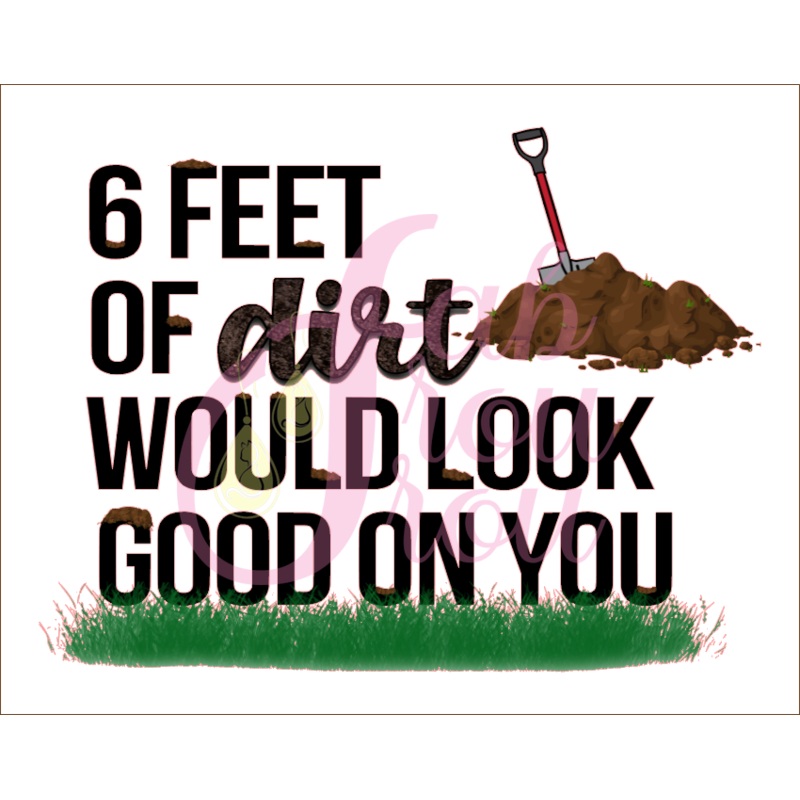 6 Feet of Dirt Magnet