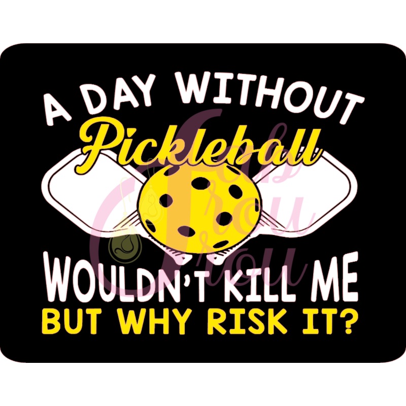 A Day Without Pickleball Magnet