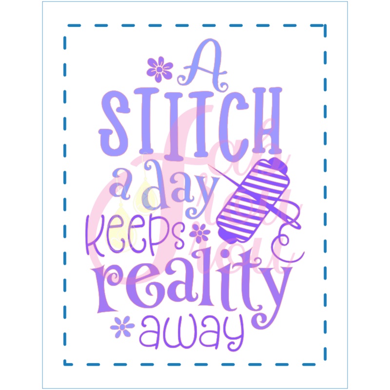 A Stitch A Day Magnet