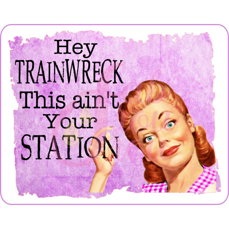 Hey Trainwreck This Ain’t Your Station Magnet