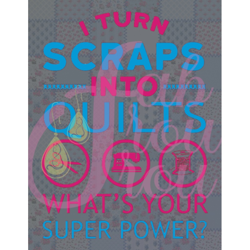 I Turn Scraps Into Quilts 1 Magnet