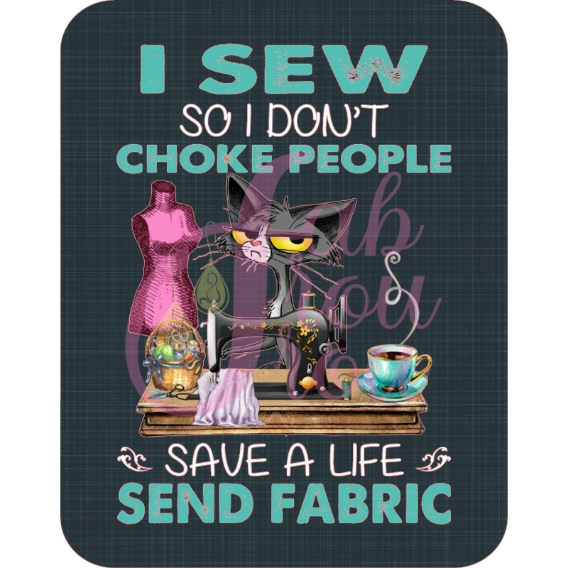 Sew Don’t Choke People Magnet