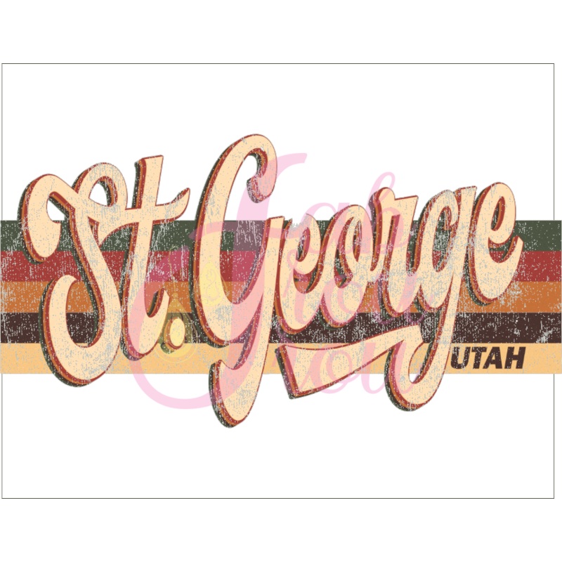 St. George Retro Magnet