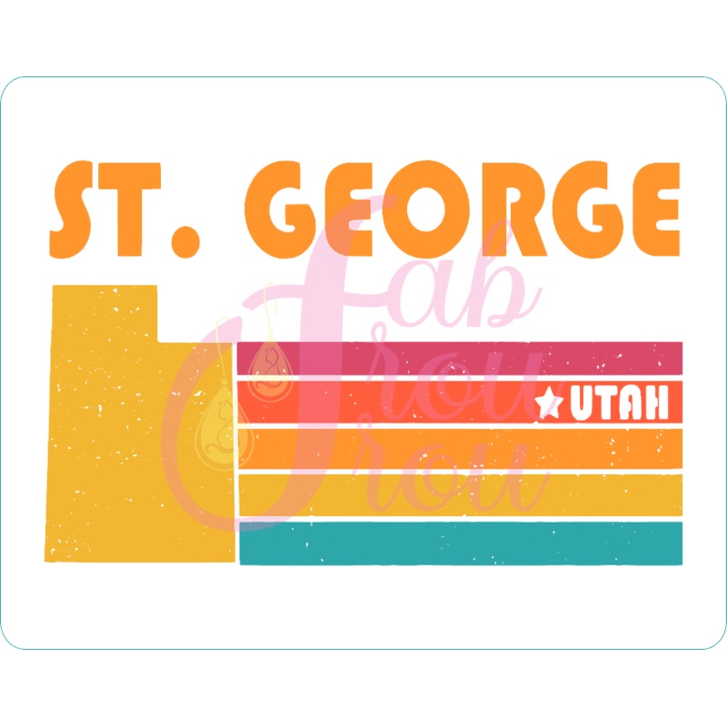 St. George Stripe 1 Magnet