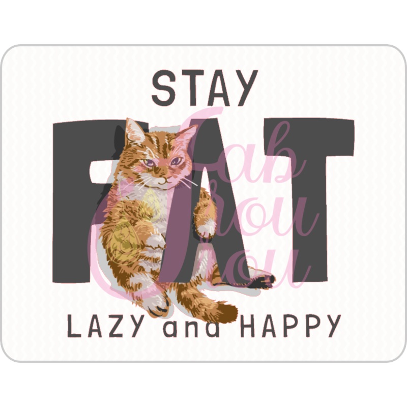 Stay Fat Cat Magnet
