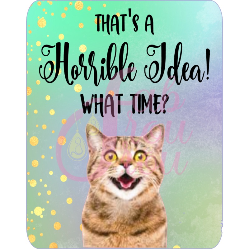 That’s a Horrible Idea! What Time? Magnet