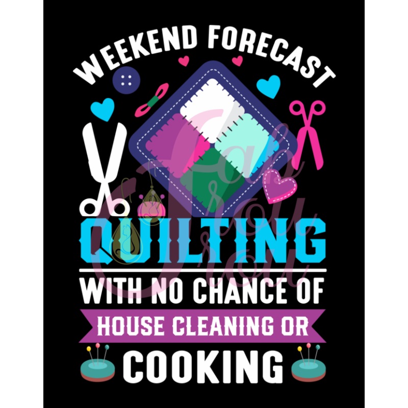 Weekend Forecast Quilting Magnet