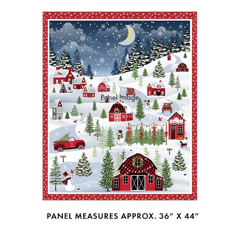 Country Christmas 36″ Panel