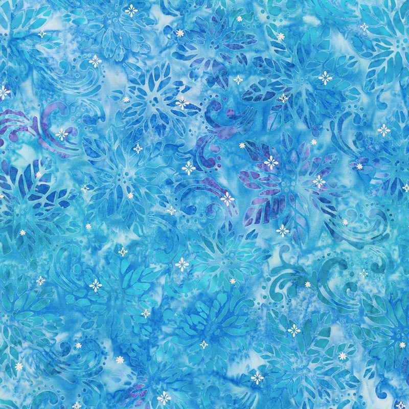 Winter Sparkle Batiks Water