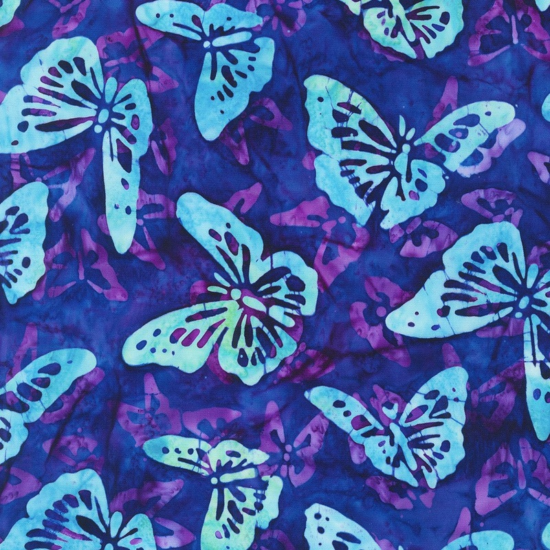 Wild Garden Batiks Iris