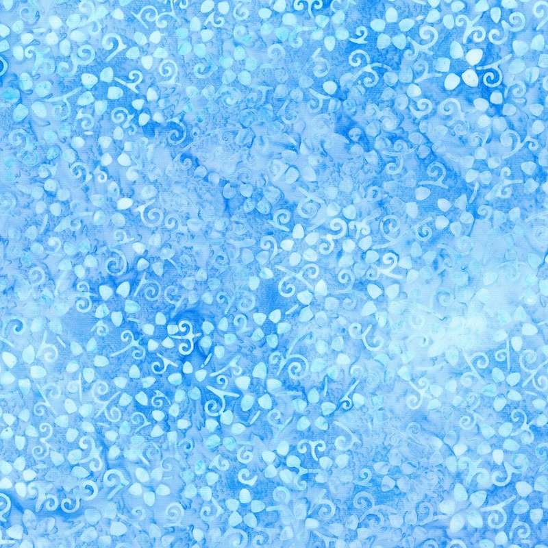 Wild Garden Batiks Azure