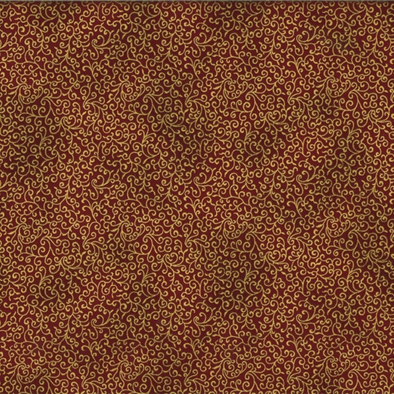 Winter Blossom Scarlet/Gold