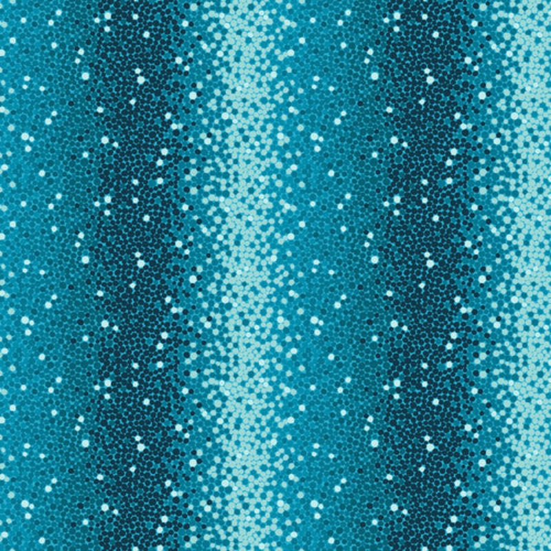 Zooming Chickens Ombre Dot Teal