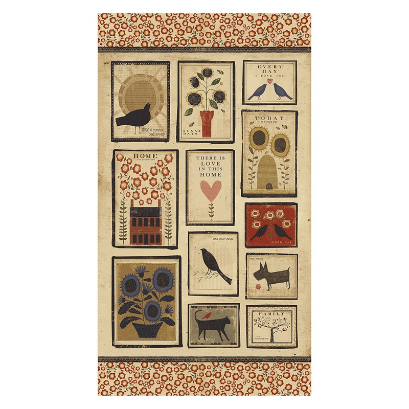 Sunny Days Dark Butter 24″ Panel