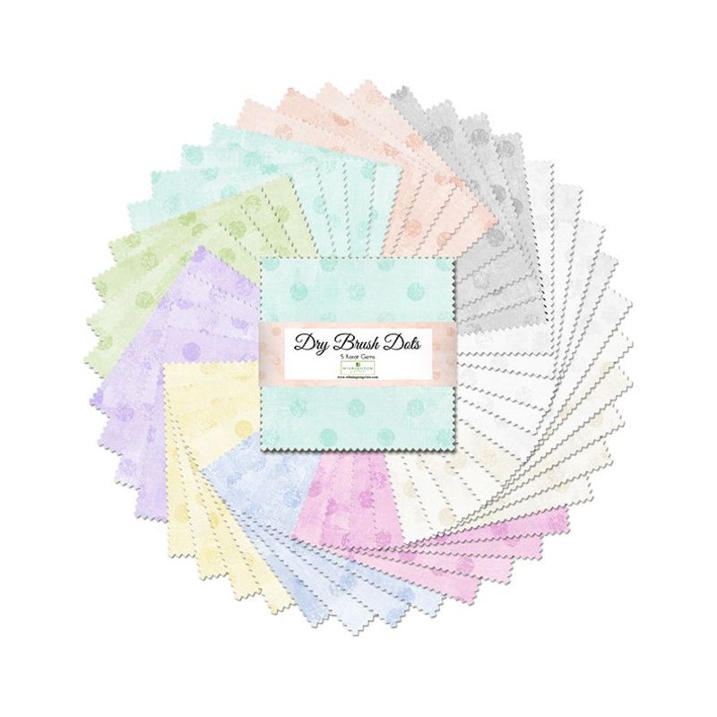 Dry Brush Dots 5 Karat Gems