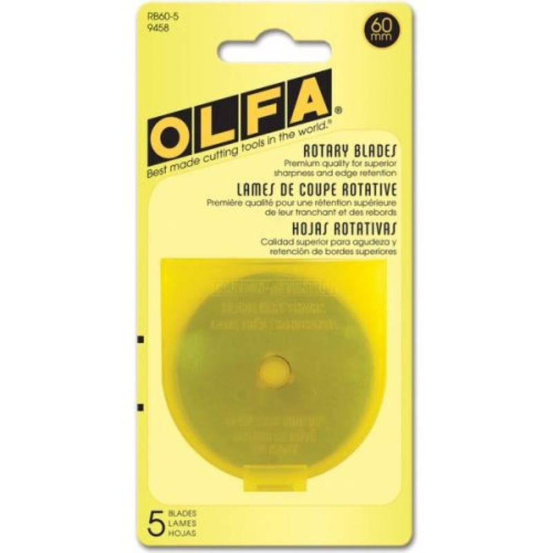 OLFA Rotary Blades 60mm Five Pack