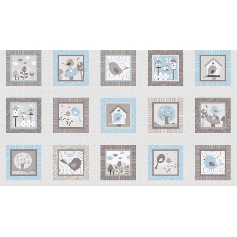 Tweet Together Gray 24″ Panel