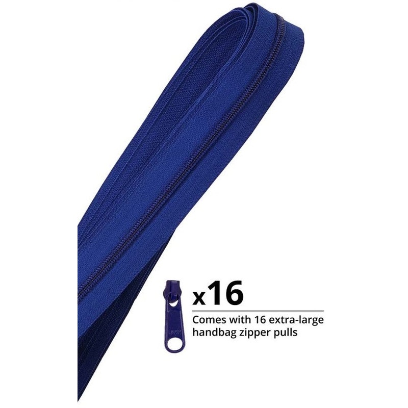 Zippers by the Yard Cobalt
