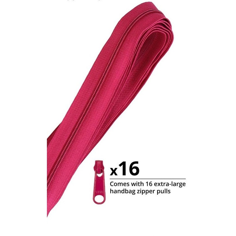 Zippers by the Yard Crazy Plum