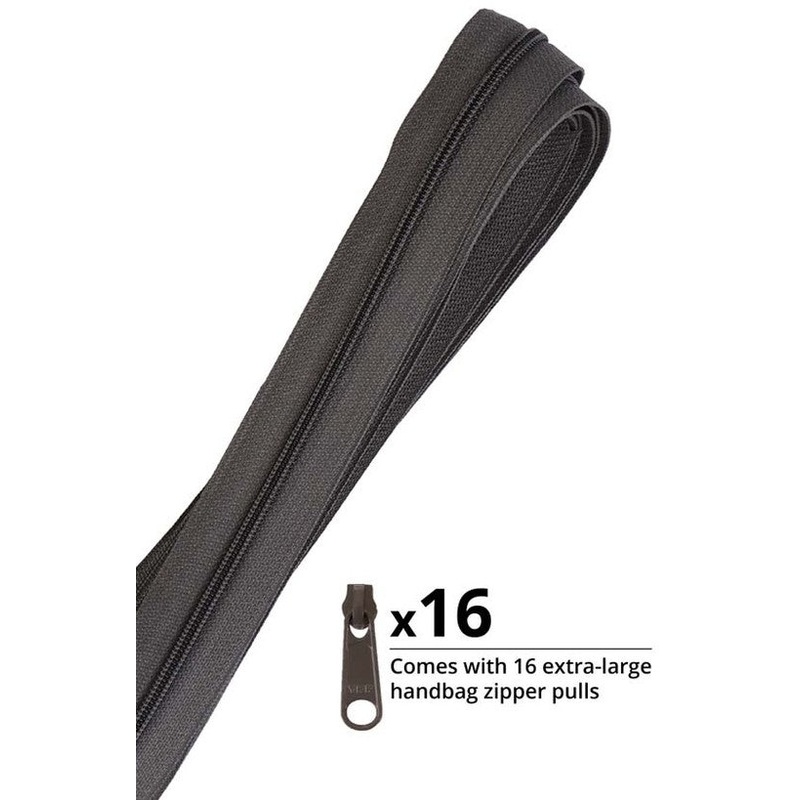 Zippers by the Yard Slate Gray