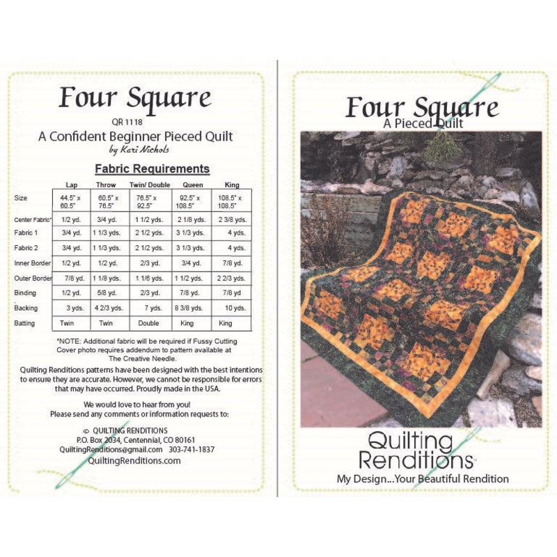 Four Square Quilt Pattern