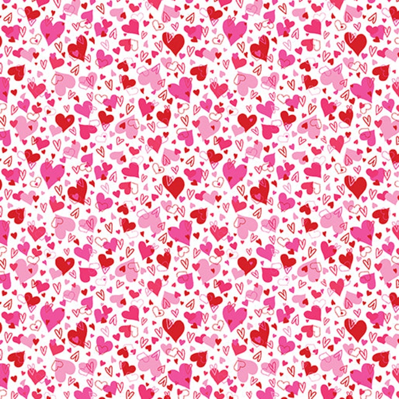 Whole Lotta Love 14734-09 Heart to Heart White