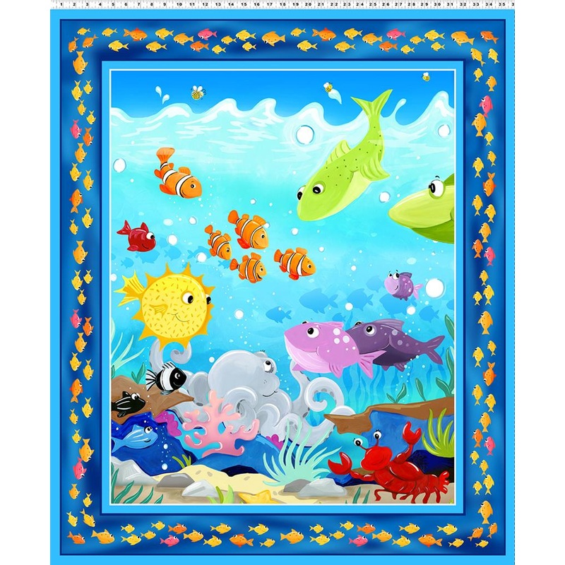 Under The Sea SB20418-999 36″ Quilt Panel