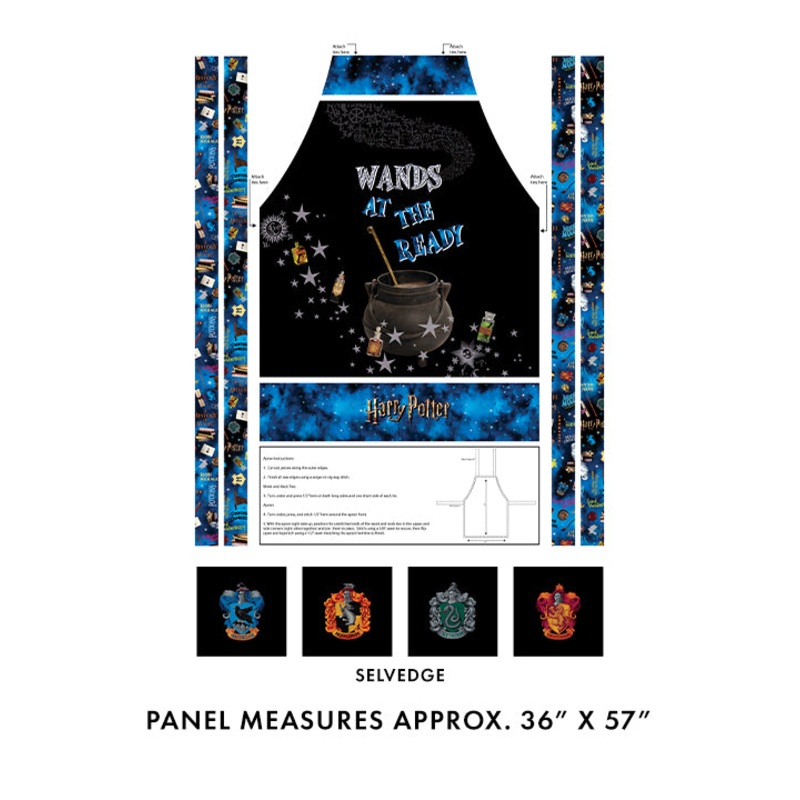 Harry Potter Apron Panel