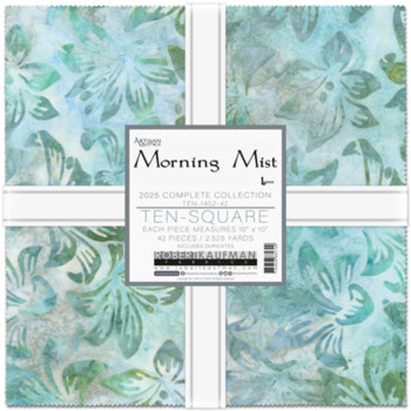 Morning Mist Batiks 1402-42 Ten Squares