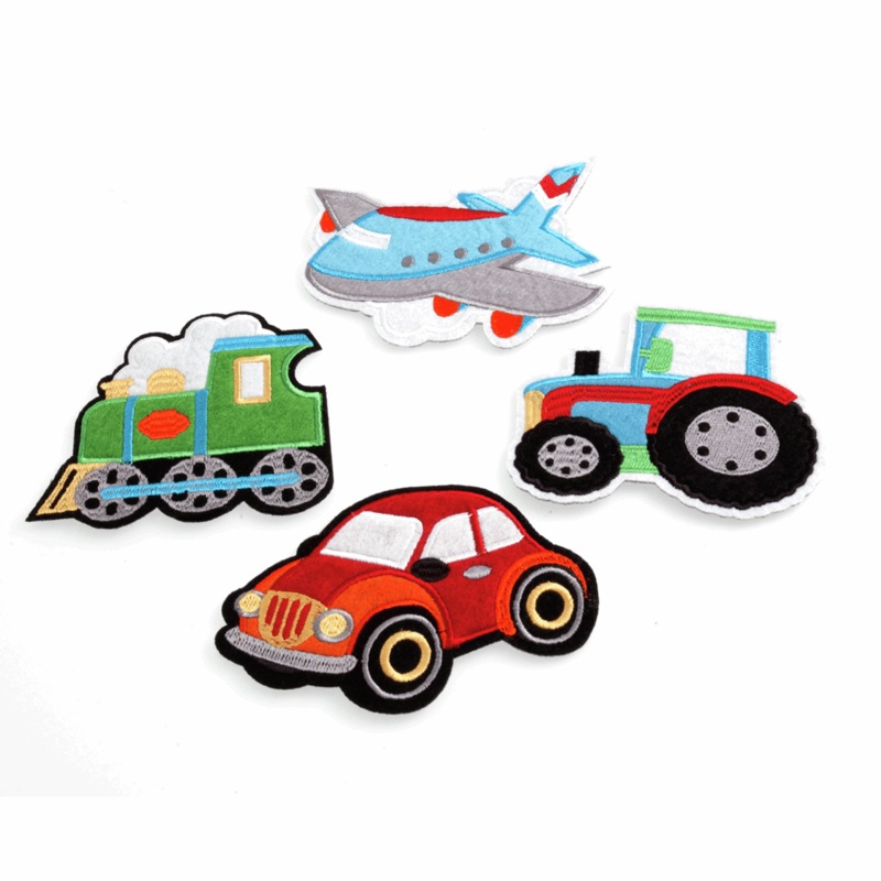 Large Felt Motifs – Vehicles Jet