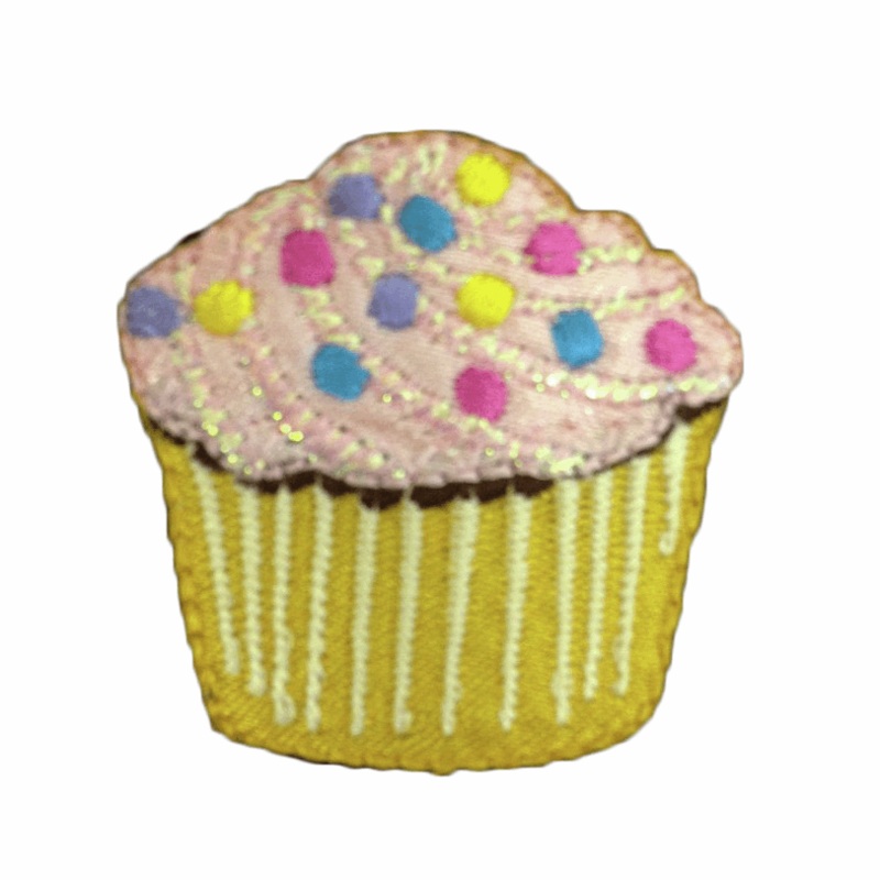 Small Cupcake – Iron -On & Sew-On Patch Motifs Small Cupcake