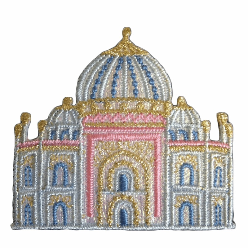 Taj Mahal India – Iron -On & Sew-On Patch Motifs Taj Mahal