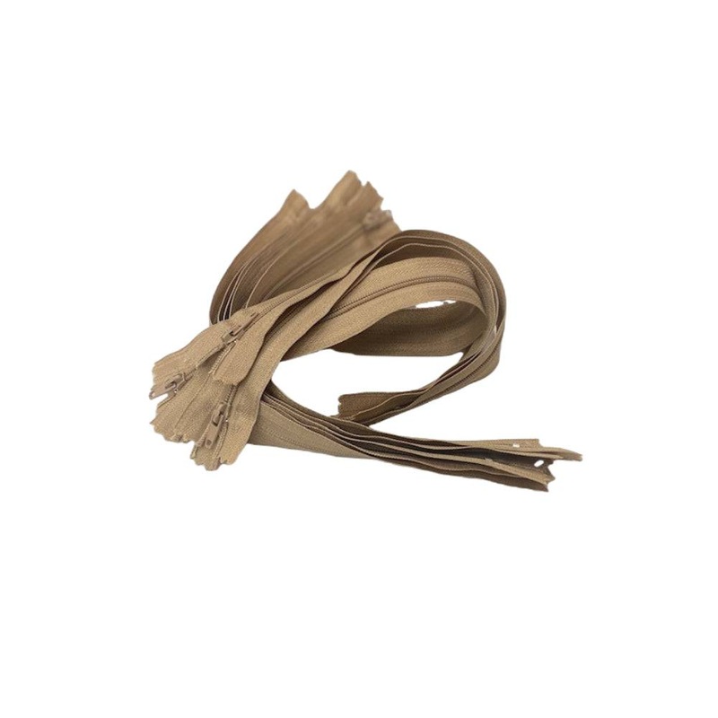 10″ / 12″ –  Dressmaking Zip – Closed End 10″ Dark Beige