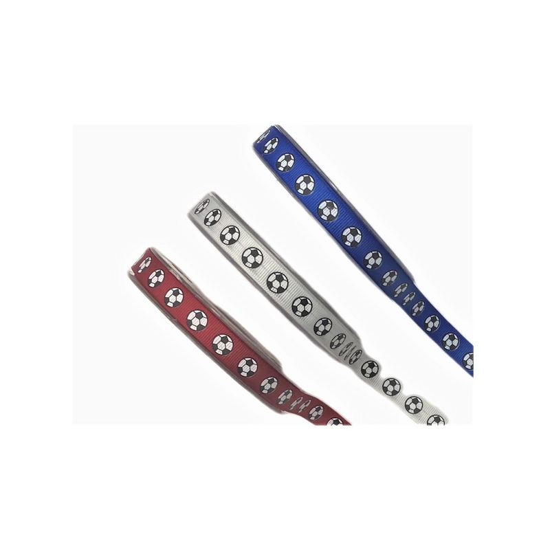 Football- Grosgrain Ribbon Red