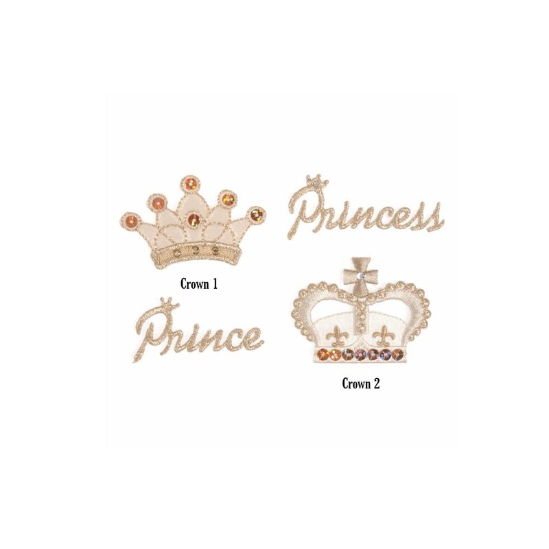 Royalty Motifs – Iron -On & Sew-On Patch Crown 1