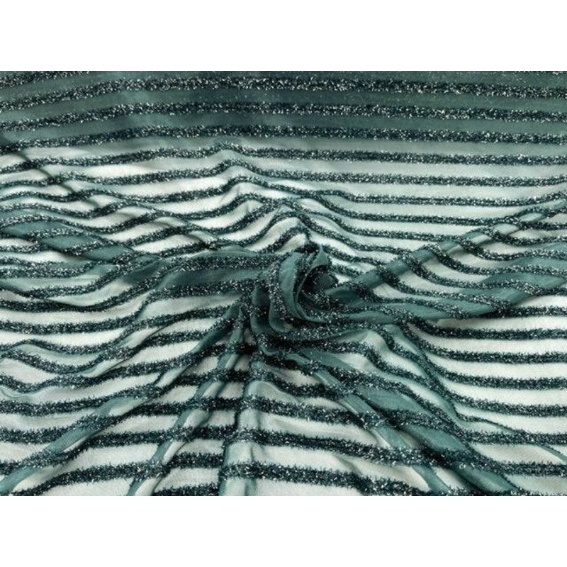 Lurex Striped Knit Red