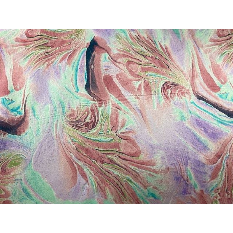 Modern Art – Clearance Printed Crepe Dusty Pink