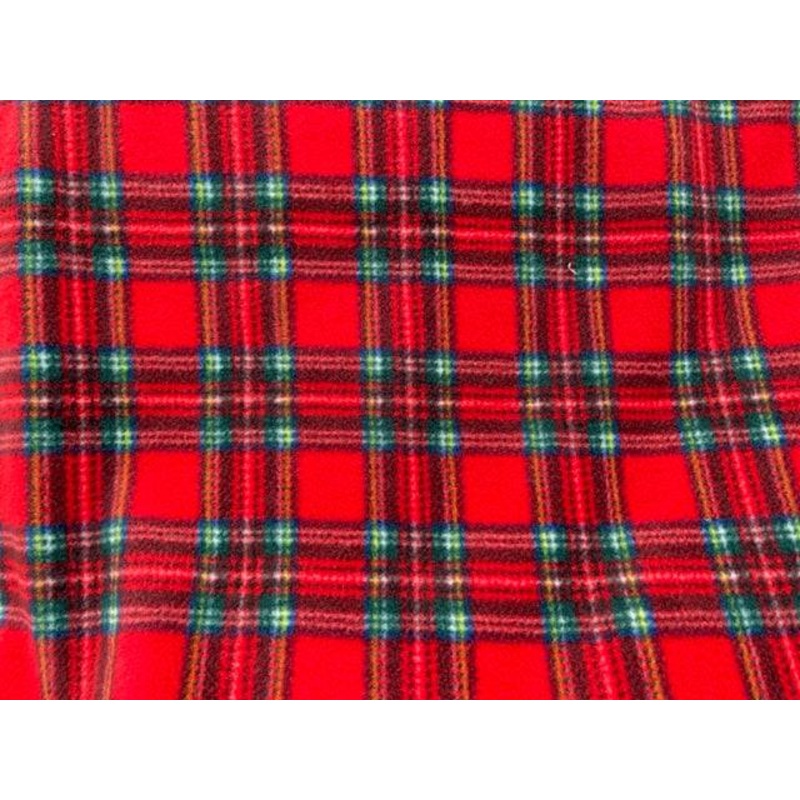 Royal Stewart Tartan – Fleece Print Red