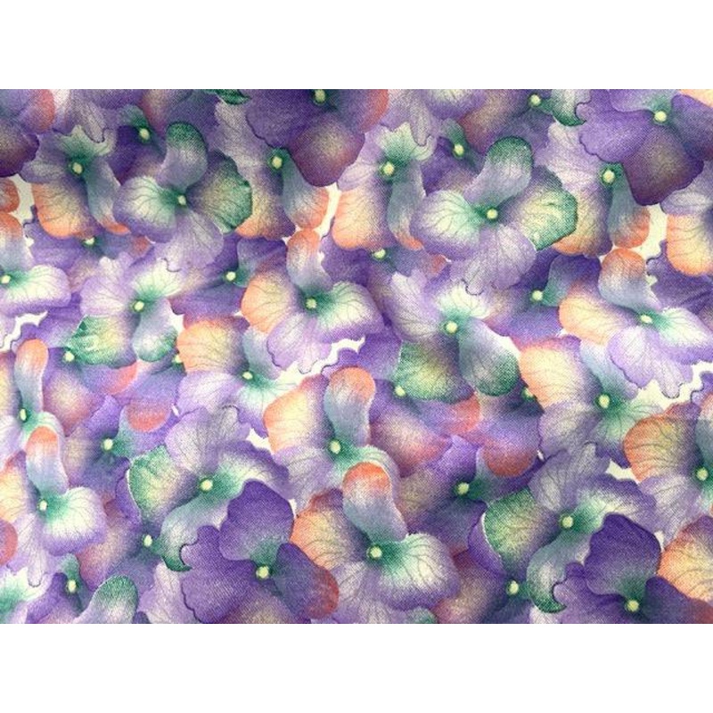 Summertime – Clearance Printed Crepe Lilac