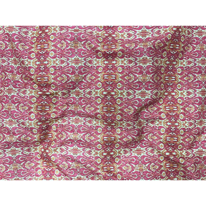 Pink Faux Silk Crepe Pink