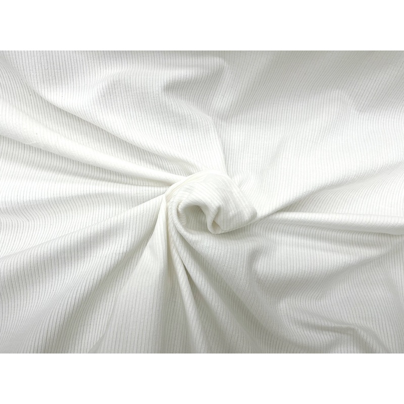 10 Wale Plain Corduroy Ivory