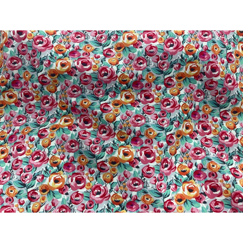 Small Rose  – Cotton Poplin Patchwork