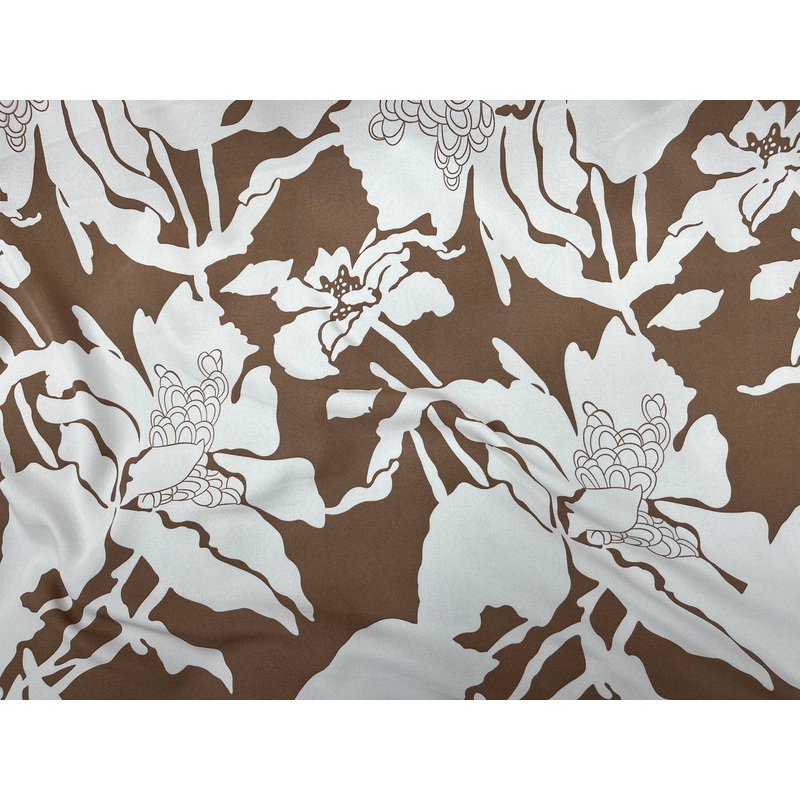 Aletris – Printed Crepe Fabric Fawn