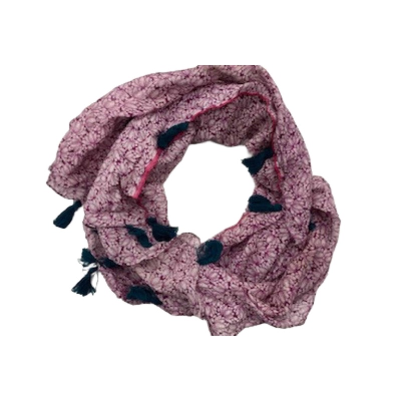 Magenta –  Ethnic Square Scarf